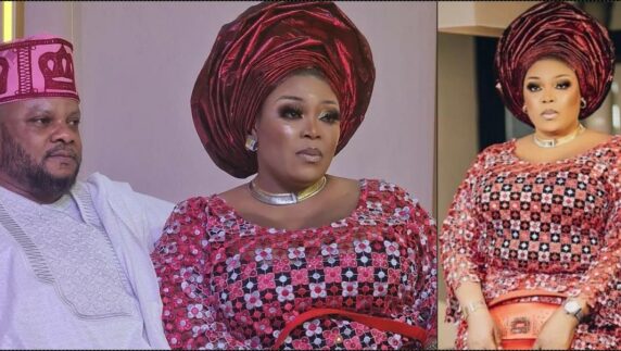 Farida Sobowale's husband, Demola Odulaja accuses her of sleeping with 18 of his friends (Video)