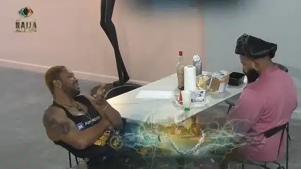 BBNaija Day 54: Chaos on the streets as Cross plans to abandon it, Venita has a go at Alex, Adenita advises Somgel..