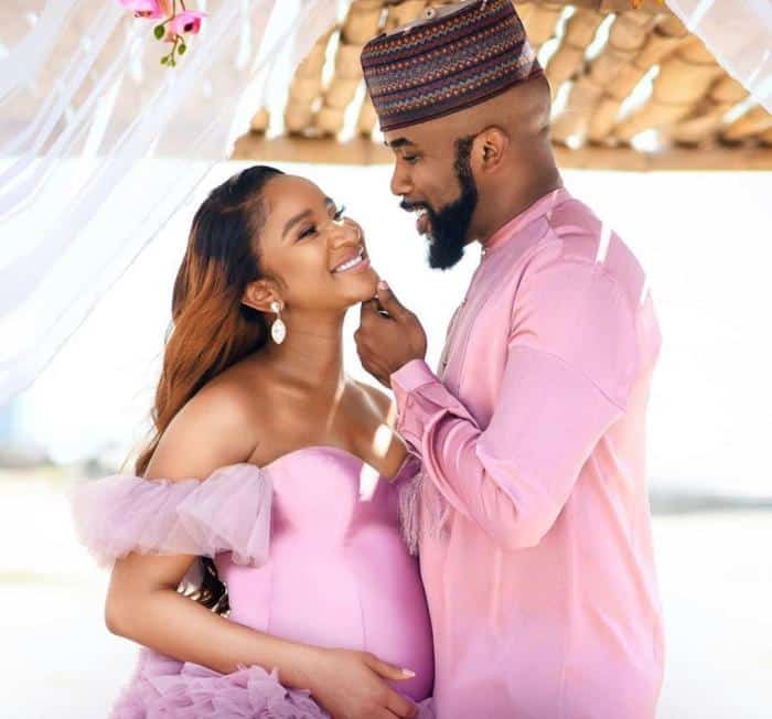 “My one and only wifey and babymama” - Banky W hails Adesua months after pregnancy saga with Niyola