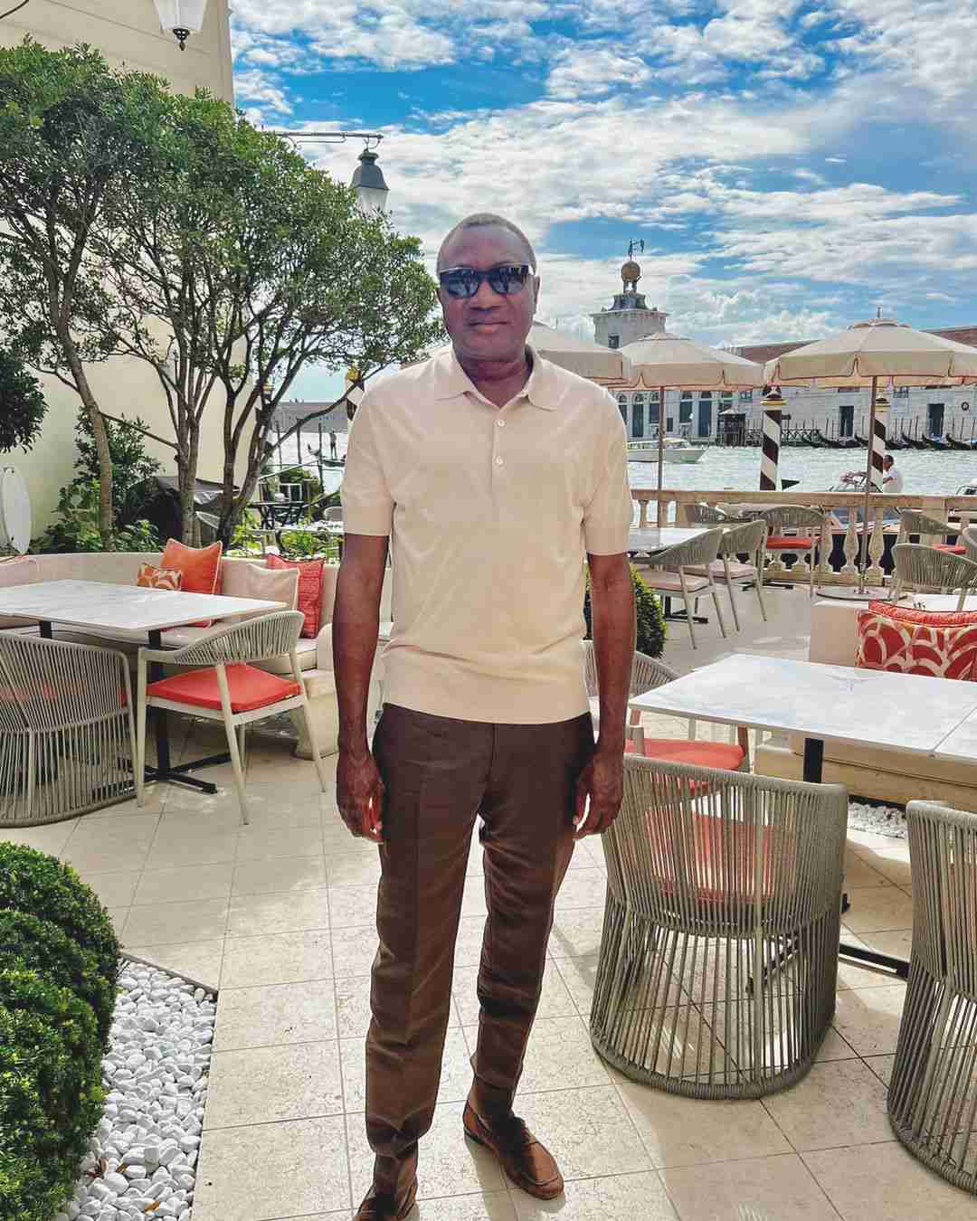 "I'm the child that you had with your secondary school girlfriend" – Man tells Femi Otedola, he responds