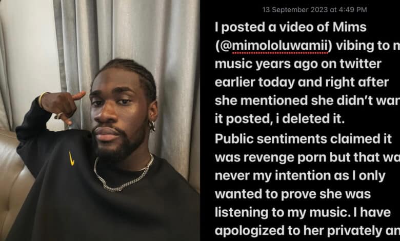 Super Smada apologizes over posting fan’s private video.