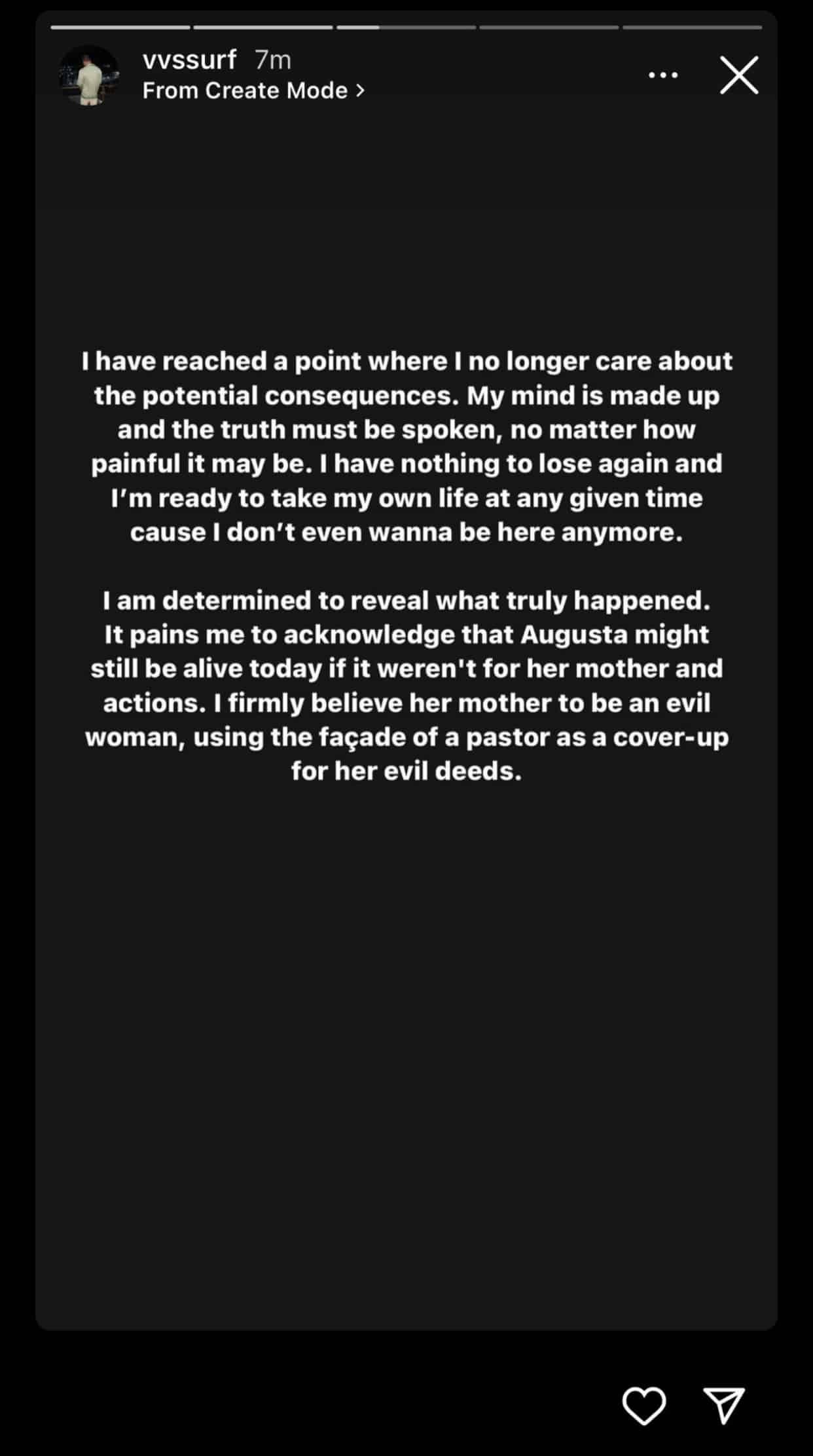 Killaboi’s blames Austa’s mother for her daughter’s murder.