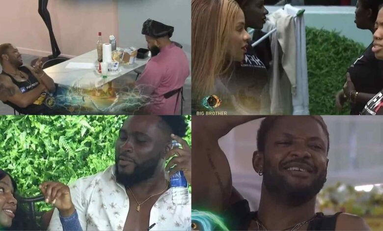 BBNaija Day 54: Chaos on the streets as Cross plans to abandon it, Venita has a go at Alex, Adenita advises Somgel..