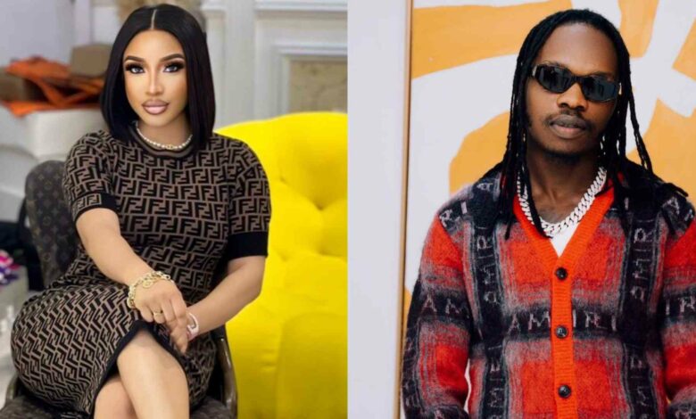 "I will suggest you shut up, you look prettier with your mouth closed" – Tonto Dikeh slams Naira Marley