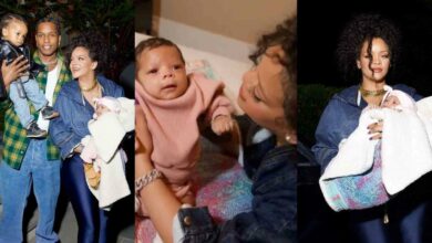 Rihanna and ASAP Rocky unveil their second child's face to the world