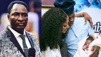 Pastor Jeremiah Fufeyin donates N10 million to Mohbad's widow for their son's education