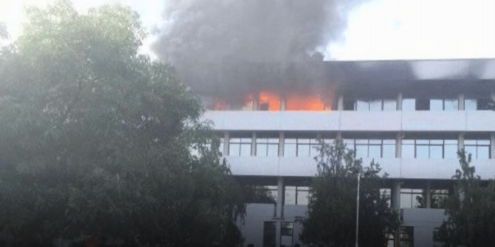 Panic as fire guts 3 offices at Supreme Court