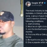 Upcoming musician exposes secret about the music industry in Nigeria.