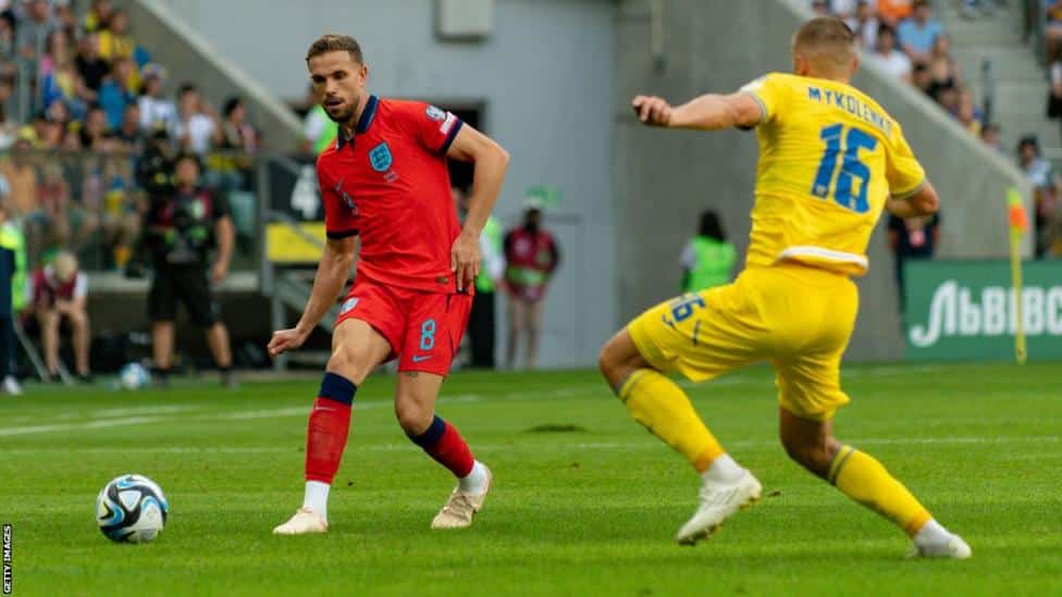 England salvage 1-1 draw against Ukraine in Euro qualifier