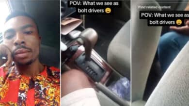 "Abeg, I don endure tire, I no fit bear am again"-  Bolt driver orders female passenger out of his car body odour issue  (Video)