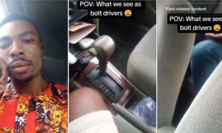"Abeg, I don endure tire, I no fit bear am again"-  Bolt driver orders female passenger out of his car body odour issue  (Video)