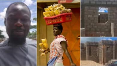 Plantain chips seller builds 3 houses with profit from business, video goes viral