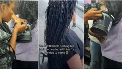 "We were all terrified" - Reactions as video of pregnant woman go into labor while braiding hair