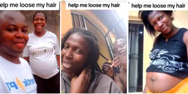 "He gave her a new look" - Reactions as man impregnates neighbour who asked him to help her loose her hair