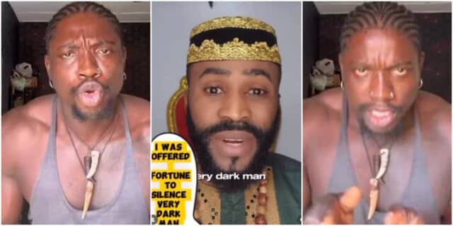 "I give you 24 hours" - VeryDarkMan reacts as spiritualist exposes plans to silence him forever 