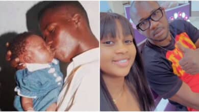 "Is your father single?" - Lady shares transformation photos of her and her dad; Video causes buzz