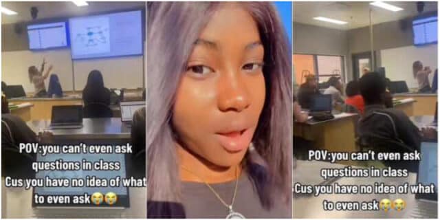 "I'm lost, I don't understand anything" - Lady shares video of lecture hall in Canada (Video)