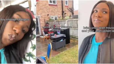 "What you must bring along to the UK" - Lady who relocated abroad advises Nigerians; Netizens react (Video)