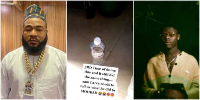 "Mohbad's Demise: Man does bottle flip to determine singer's killer, shares outcome when Sam Larry's name was called (Video)