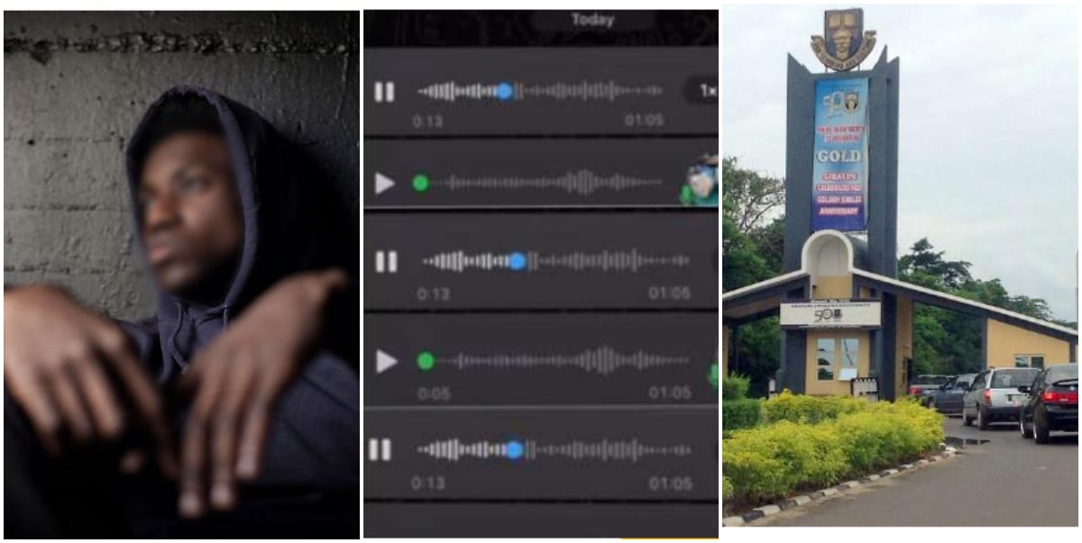 "I take God beg una, make nobody check my result for me" - Student's voice note sparks buzz as he warns coursemates on group chat during result release (Video)