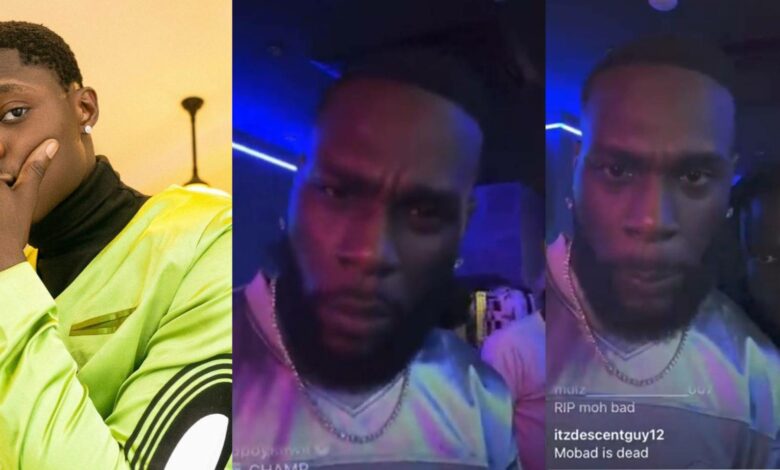 Burna Boy Mohbad's death