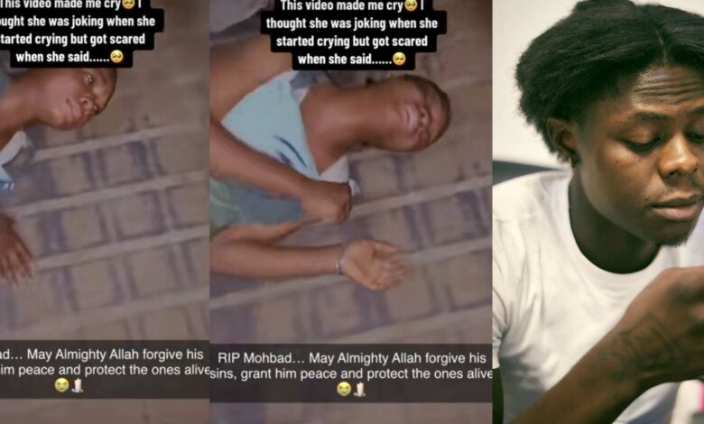 Female fan cries Mohbad's death