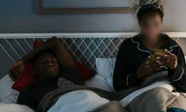 Woman WhatsApp cheating