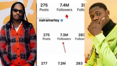 Naira Marley loses 500K Instagram followers Mohbad