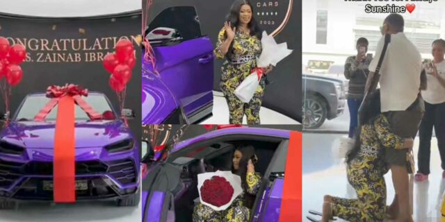 Lady husband Lamborghini Urus husband gift