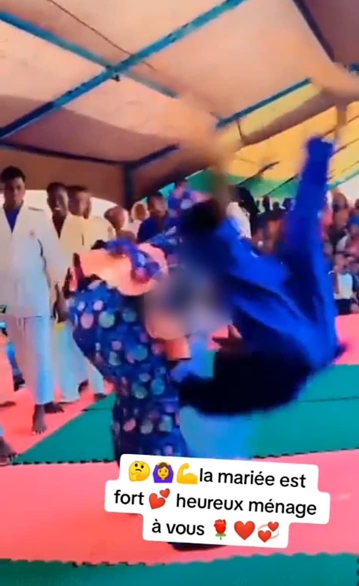 Judo woman wedding 