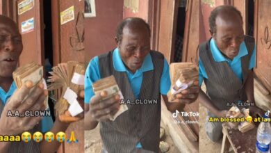 Iron bender shed tears as he gets 200k cash gift