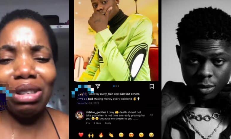 Mohbad Lady Dreamt Death 42 Weeks