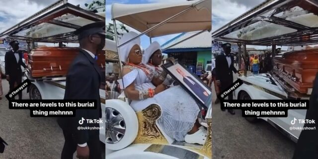 Family Women Burial Spinning Coffin