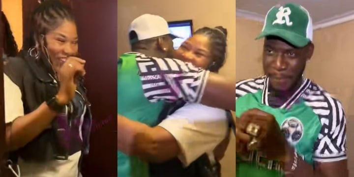 Heartwarming Reunion: Soma’s Emotional Moment With His Mother After BBNaija Eviction