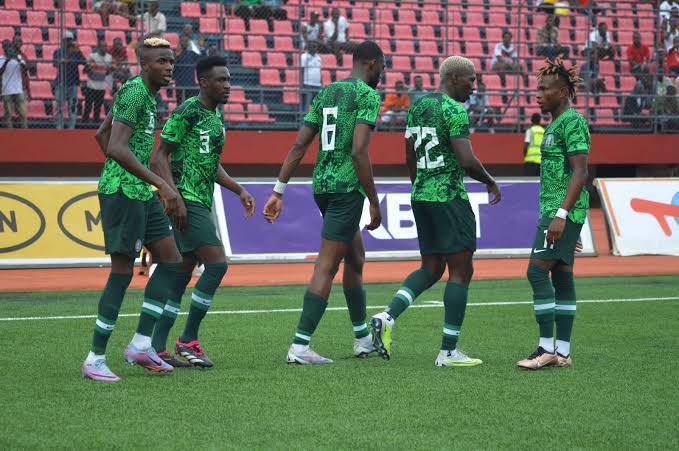 Osimhen grabs a hat trick as Nigeria thrashes Sao Tome