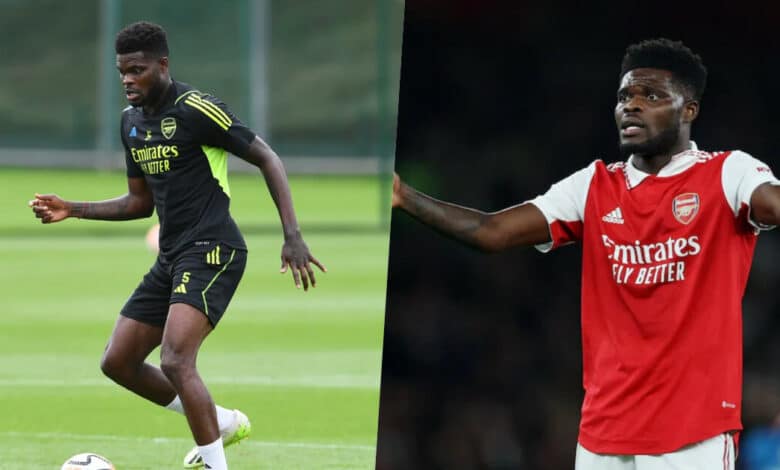 Thomas Partey to miss Arsenal's clash with Manchester United after injury