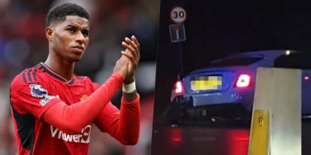 Marcus Rashford survives car crash after Burnley match