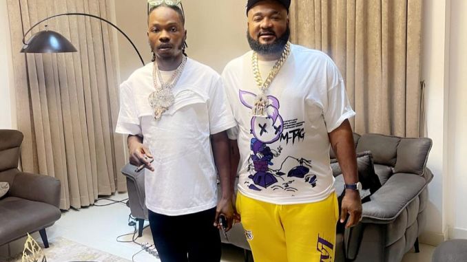 Mohbad's fan takes Naira Marley and Sam Larry's photo to shrine 