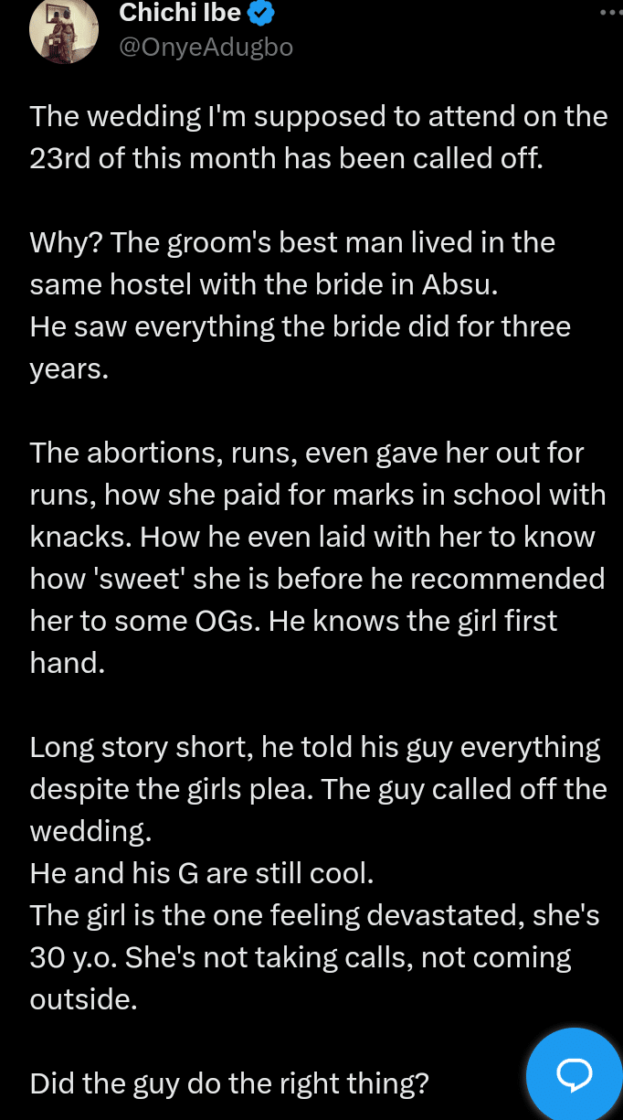 Screenshot of Twitter post