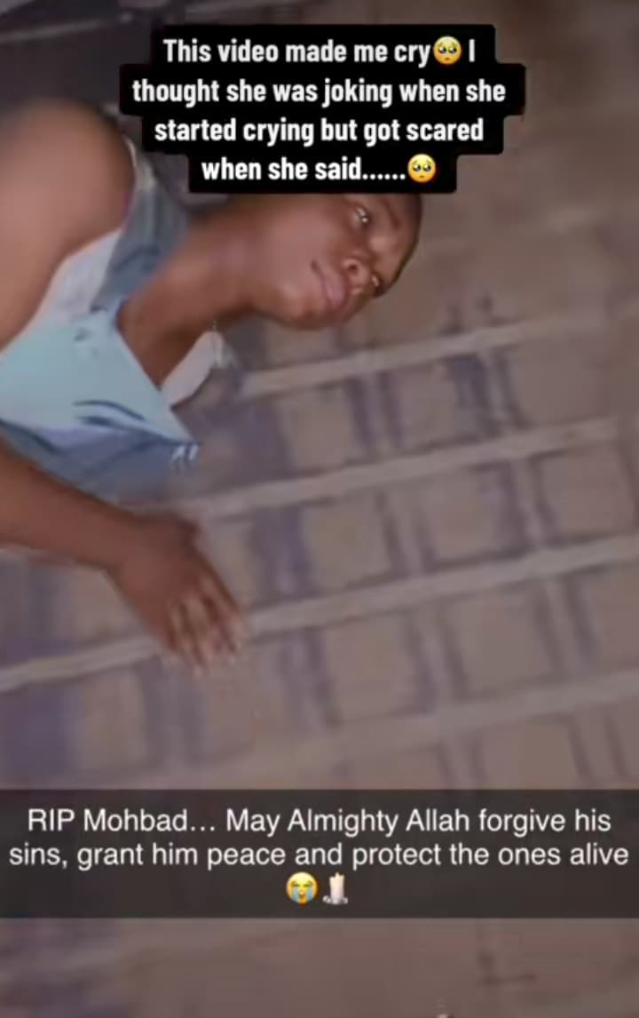 Female fan cries Mohbad's death