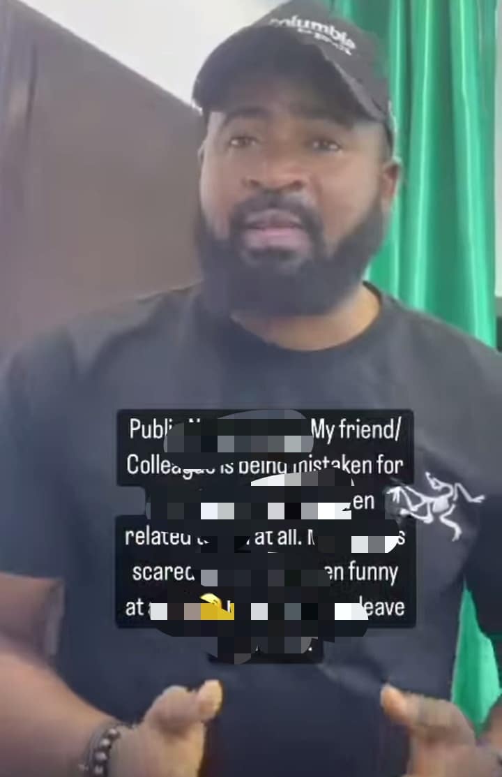 "I have to start moving with ID card because people think I'm Sam Larry" – Man cries out