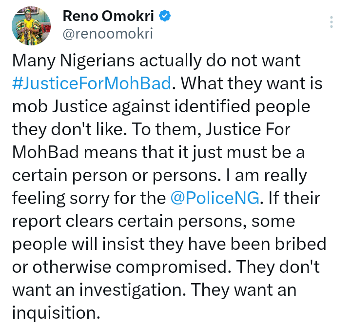 Many Nigerians don’t want justice for Mohbad – Omokri