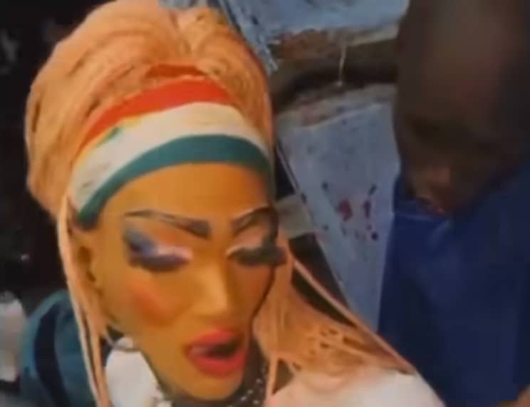 Nigerian Lady Heavy Makeup