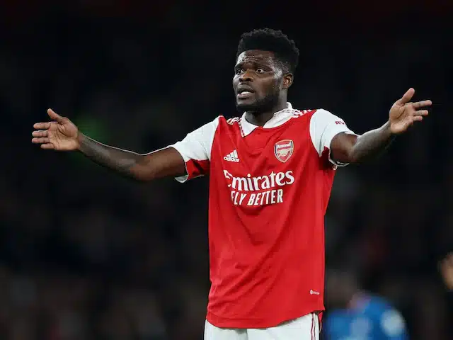 Thomas Partey to miss Arsenal's clash with Manchester United after injury