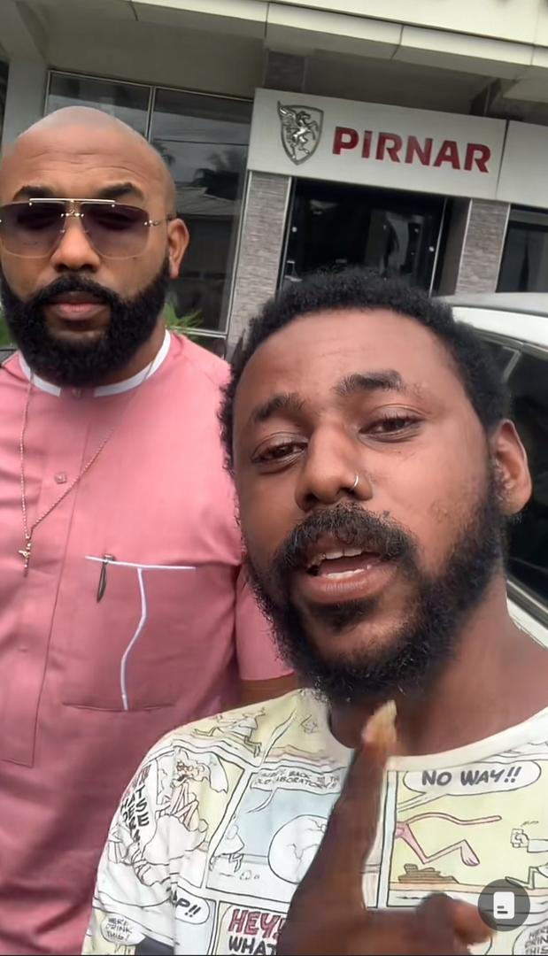 Check out reaction of Banky W as fan describes him as 'the man who made Wizkid' (Video)