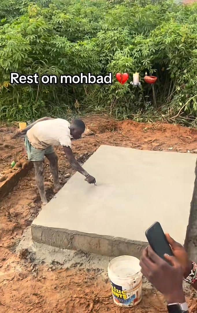 Bricklayer responsible for casting Mohbad's grave celebrates achievement