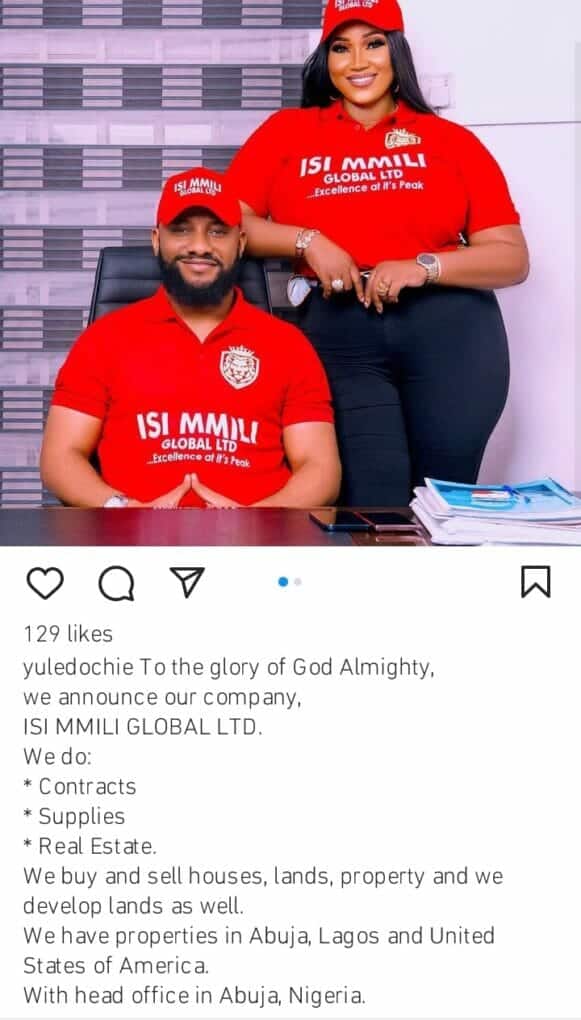 Yul Edochie and wife Judy Austin delve into Real Estate business Kemi Filani blog min