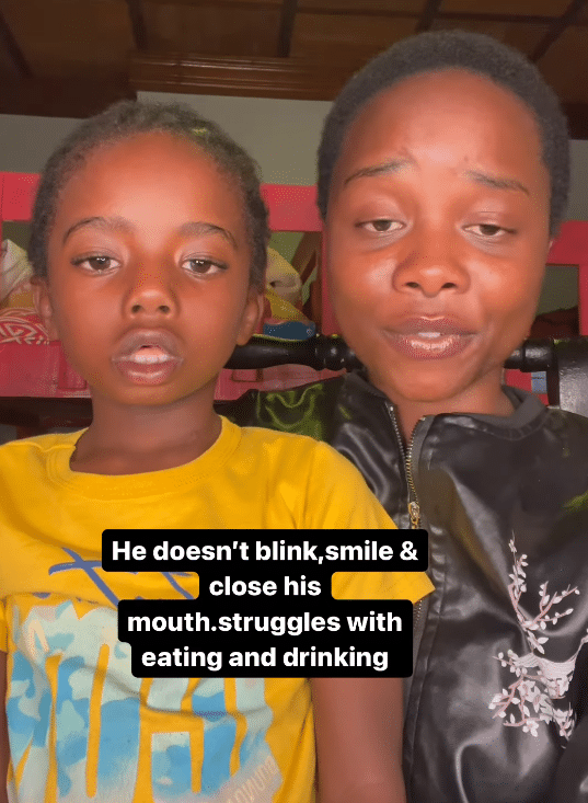 For over 7 years my son hasn't blinked, smiled or closed his mouth - Mother cries out (Video)