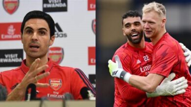 EPL: Arteta claims no idea which keeper he uses for Sunday’s north London derby.