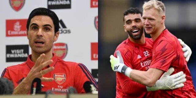 EPL: Arteta claims no idea which keeper he uses for Sunday’s north London derby.